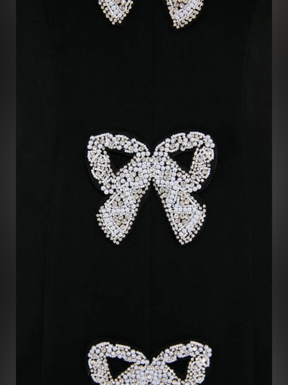 NWT Hyacinth House Beaded Bows Bernadette Mini Dress Sz XS - Picture 4 of 10